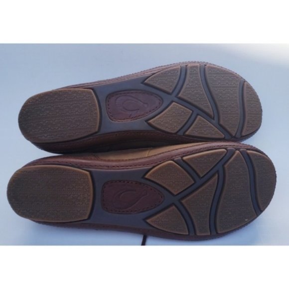 SOLD☆ Men's OLUKAI Mano Leather Driving Moc Shoes - Picture 5 of 5